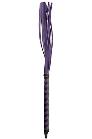 Fetish Fantasy Deluxe Cat O Nine Flogger Purple & Black