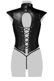Grey Velvet Corset Set (XL) | Angel Clothing