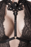 Grey Velvet Lace Set | Angel Clothing