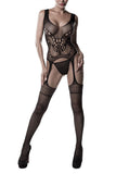Grey Velvet Bodystocking | Angel Clothing
