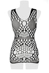 Grey Velvet Fine Mesh Dress | Angel Clothing