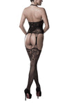 Grey Velvet Bodystocking | Angel Clothing
