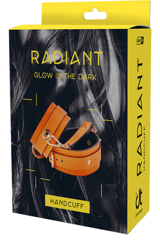 Led Handcuffs Radiant Handcuff Glow in the Dark Orange | Fetshop