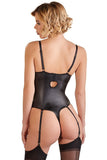 Abierta Fina Black String Body | Angel Clothing