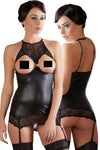 Abierta Fina Wetlook Lingerie Dress