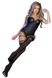 Ballerina 498 Tights Black Skin | Angel Clothing