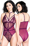 Music Legs Burgundy Teddy 80043