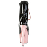 Pleaser ADORE 1020 Boots Black Rose Gold | Angel Clothing