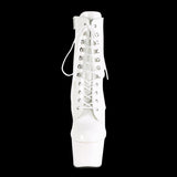 Pleaser ADORE 1020 Boots White | Angel Clothing