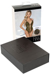 Abierta Fina Black Lace Body | Angel Clothing