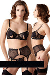 Abierta Fina Bra Set with Slits in the Cups