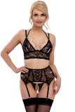 Abierta Fina Suspender Set | Angel Clothing