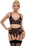 Abierta Fina Suspender Set | Angel Clothing