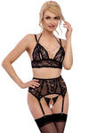 Abierta Fina Suspender Set | Angel Clothing