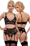 Abierta Fina Suspender Set | Angel Clothing