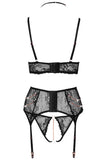 Abierta Fina Suspender Set | Angel Clothing