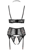 Abierta Fina Suspender Set | Angel Clothing