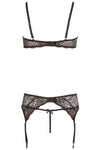 Abierta Fina Rhinestone Lingerie Set | Angel Clothing