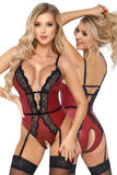 Abierta Fina Seduction Red Body | Angel Clothing