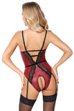 Abierta Fina Seduction Red Body | Angel Clothing