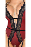 Abierta Fina Seduction Red Body | Angel Clothing