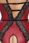 Abierta Fina Seduction Red Body | Angel Clothing