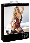 Abierta Fina Seduction Red Body | Angel Clothing