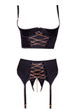 Abierta Fina Shelf Lingerie Set | Angel Clothing
