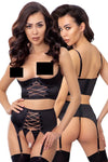 Abierta Fina Shelf Lingerie Set