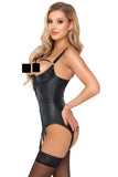 Abierta Fina Suspender Shirt and Thong | Angel Clothing