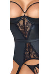 Abierta Fina Suspender Shirt and Thong | Angel Clothing