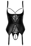 Abierta Fina Suspender Shirt and Thong | Angel Clothing