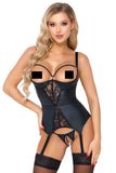 Abierta Fina Suspender Shirt and Thong | Angel Clothing