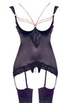 Abierta Fina Decorative Rhinestone Basque | Angel Clothing
