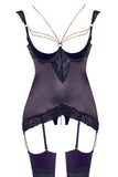 Abierta Fina Decorative Rhinestone Basque | Angel Clothing