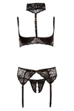 Abierta Fina Shelf Lingerie Set | Angel Clothing