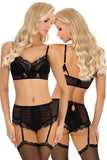 Livia Corsetti Almudena Lingerie Set Black | Angel Clothing