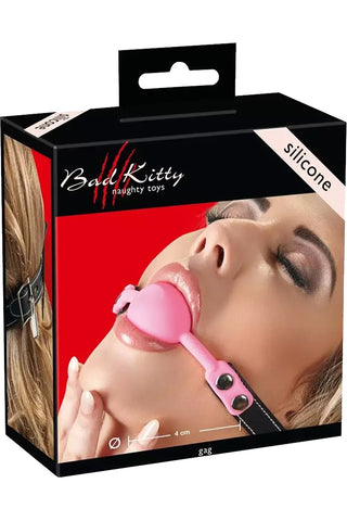 Bad Kitty Pink Ball Gag. Pad Lock