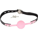Bad Kitty Pink Ball Gag. Pad Lock