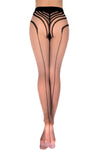 Ballerina 559 Tights Black/Skin | Angel Clothing