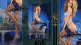 Ballerina 472 Hold Ups Stockings Grey | Angel Clothing