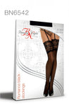 Beauty Night Romance Stockings Black | Angel Clothing