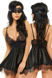 Beauty Night Eve Chemise Black