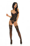 Beauty Night Ravenna Corset Black | Angel Clothing