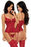 Beauty Night Ravenna Corset Cherry (L/XL) | Angel Clothing