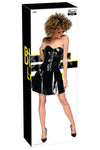 Black Level Corset Vinyl Dress | Angel Clothing