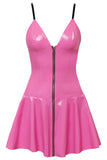 Black Level Pink Vinyl Dress | Angel Clothing