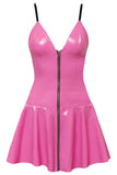 Black Level Pink Vinyl Dress | Angel Clothing