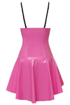 Black Level Pink Vinyl Dress | Angel Clothing