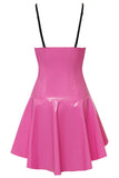 Black Level Pink Vinyl Dress | Angel Clothing